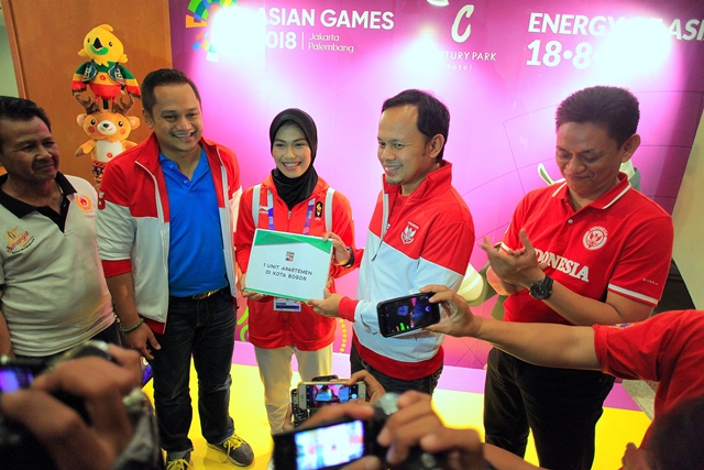 Bima Arya Beri Bonus Apartemen untuk Defia Peraih Emas Asian Games 2018 